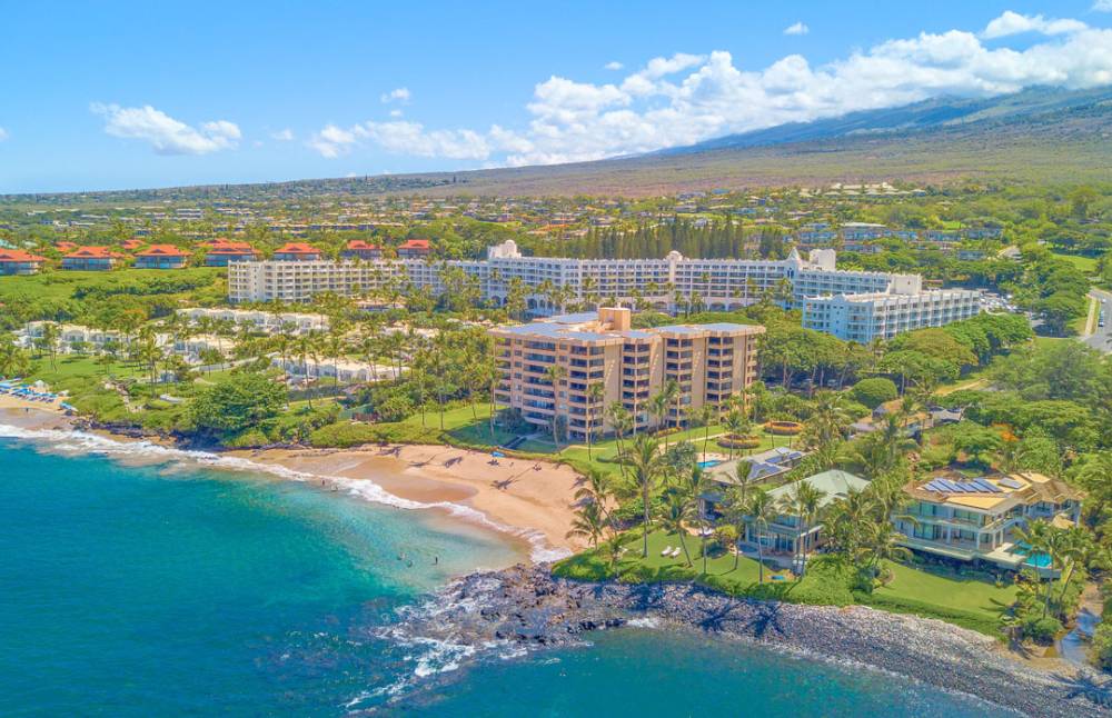 Beach in front of the Polo Beach Club and Grand Wailea