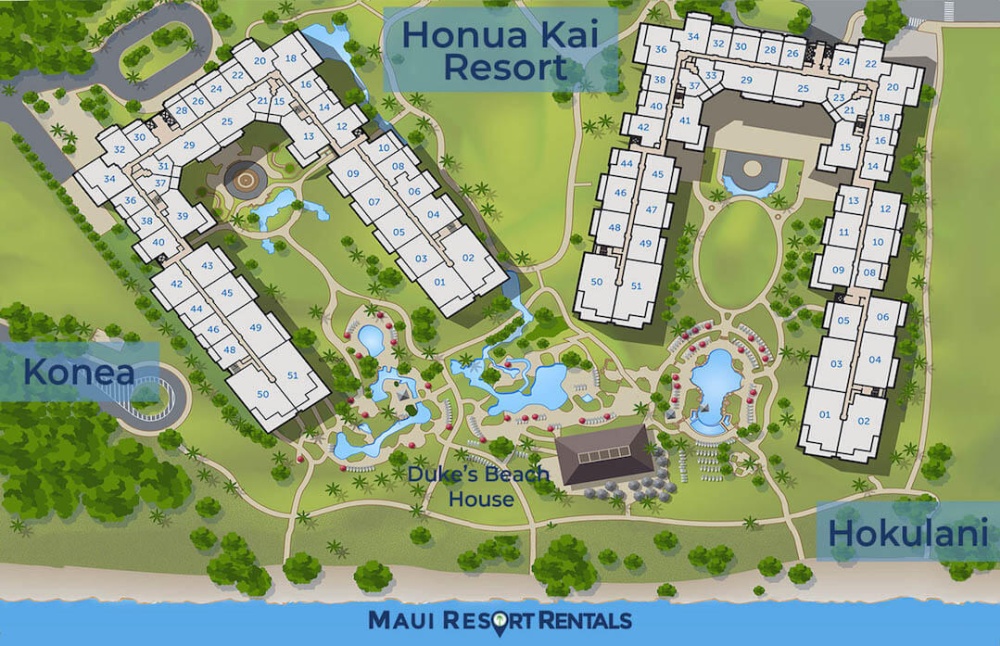Honua Kai has two towers - Hokulani and Konea