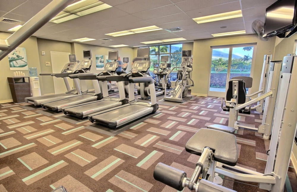 Stay on top of your workout at the 24 hour fitness center